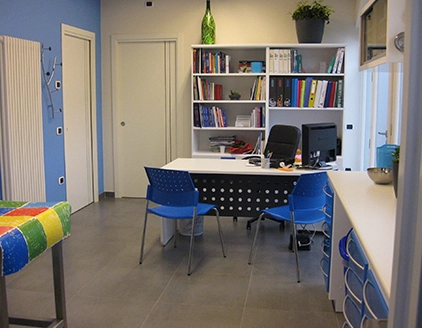 Sala visite Ambulatorio Veterinario Dottoressa Anzolin